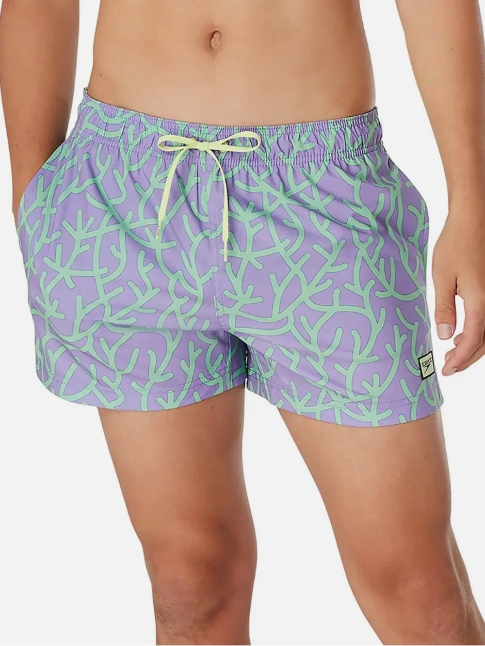 Speedo Paisley Purple Redondo Edge Volley Swim Short 2xl